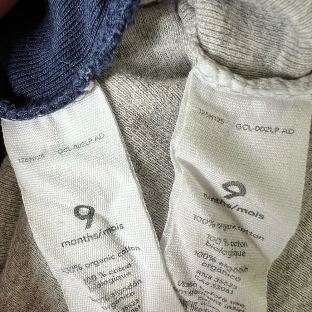 LITTLE PLANET Organic Cotton Onesies Bundle, 9mo